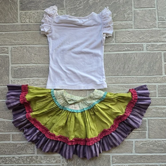 Persnickety Skirt (3) and Top (4).